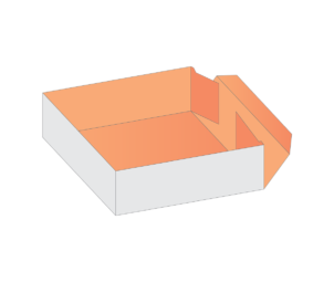 Custom Printed Four Corner Tray Boxes 