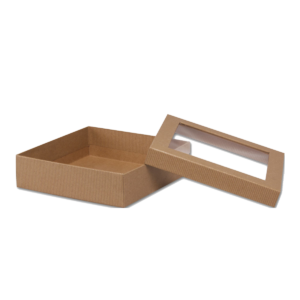 CUSTOM ECO FRIENDLY BOXES (Custom Printed Kraft Window Boxes)