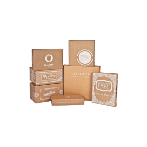 custom retail packaging (Custom printed Kraft card box)