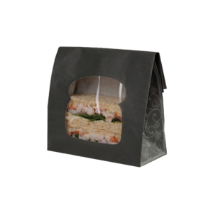 custom retail packaging(Custom Printed laminated sandwich box)
