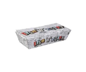 Custom Printed Medium Fish Chip Boxes 