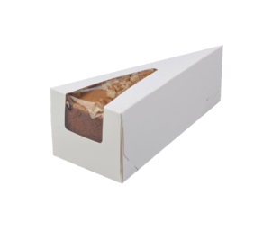 Custom Printed White Small Slice Cake Boxes 