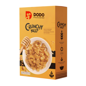 Custom printed cardboard cereal boxes