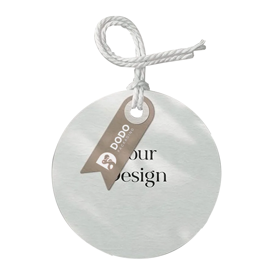 Round Clothing Hang Tags