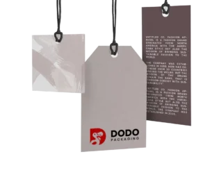 Rectangular Clothing Hang Tags 