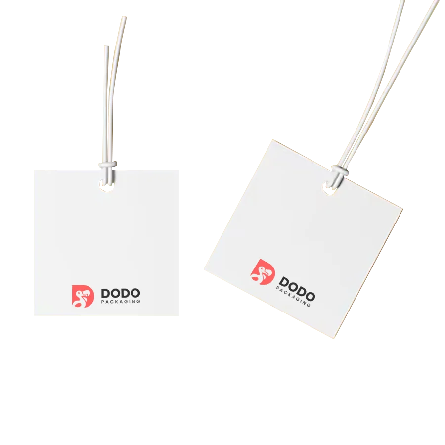 Square Logo Hang Tags