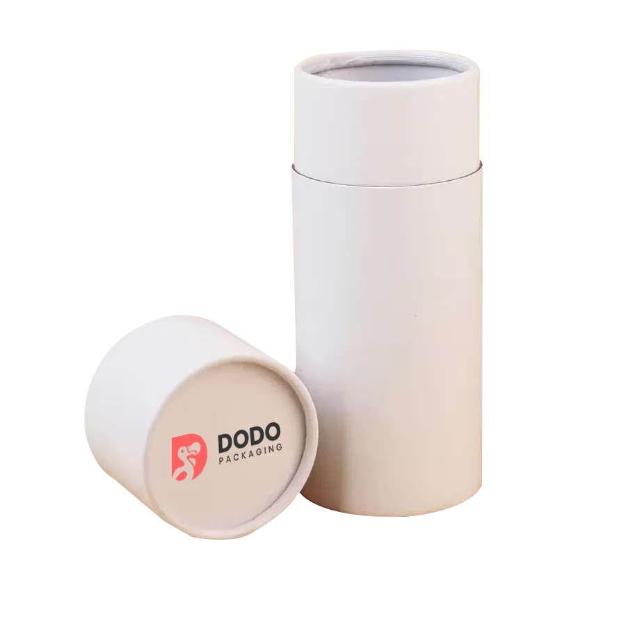 White Paper Tube Packaging