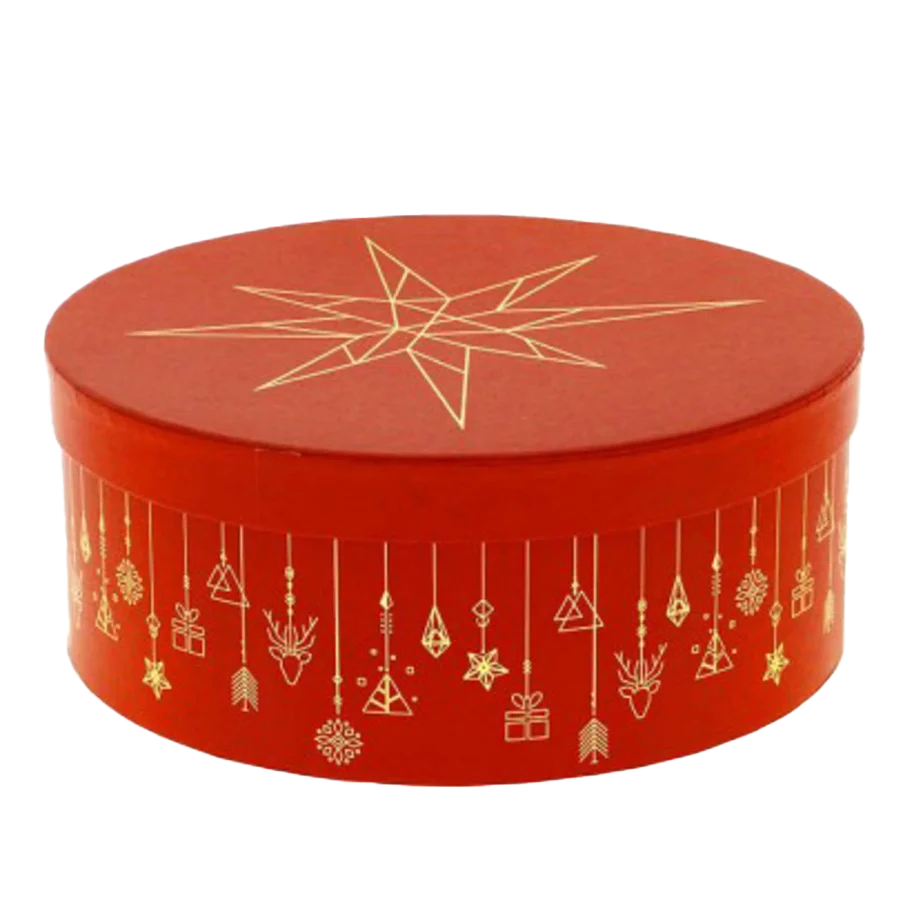 Round Christmas Boxes