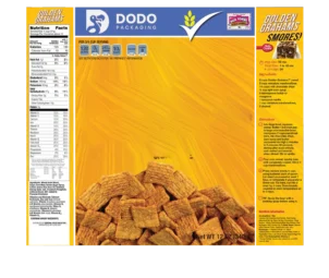 Cereal Box Labels 