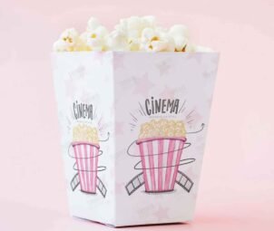 Popcorn Boxes With Lids 