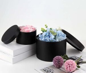 Empty Round Gift Boxes With Lids 