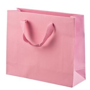 Custom Pink Paper Bags