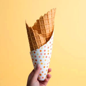 Custom printed Waffle Cone Sleeves
