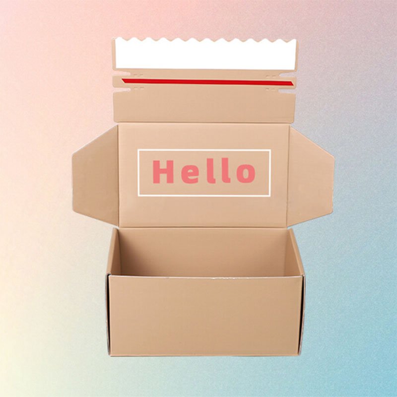 Corrugated Packaging with Tear Strip