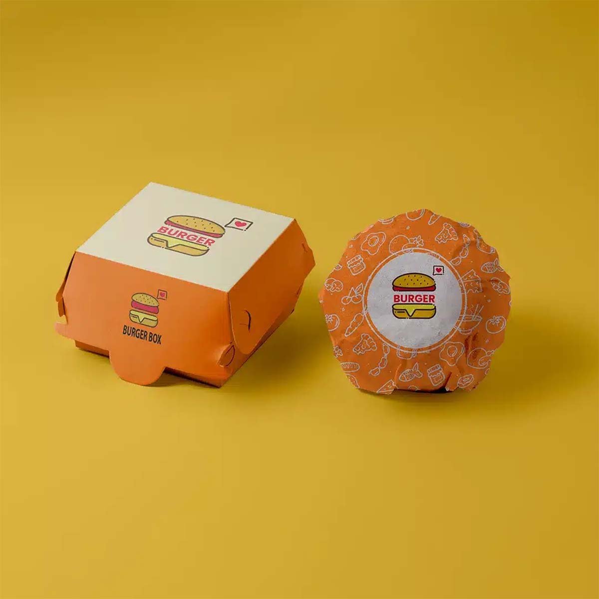 Printed Burger Boxes