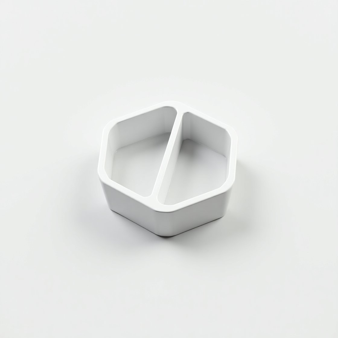 2 Compartment Hexagon