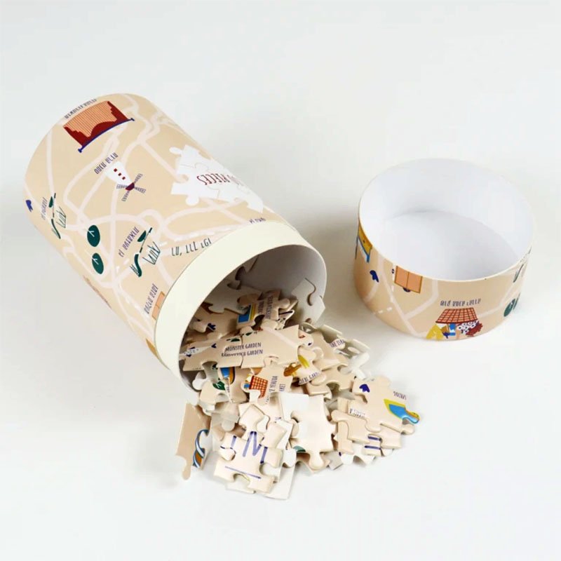 Paperboard Tube Packaging Puzzle Box