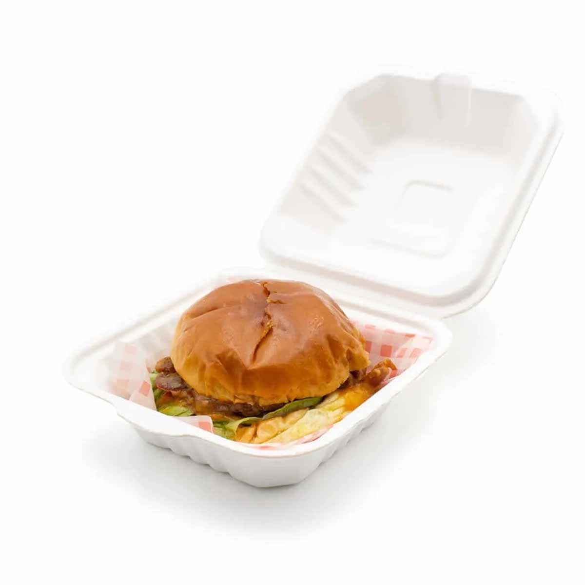 Bagasse Burger Boxes