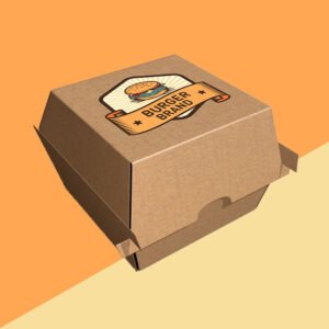 Printed Burger Clamshell Packaging