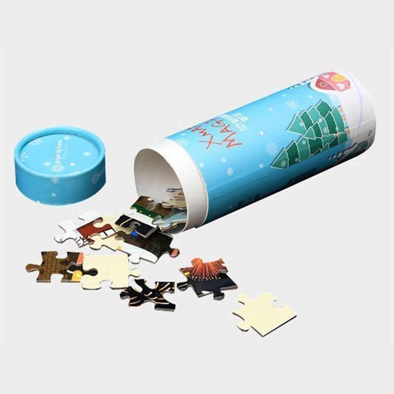 Paperboard Tube Packaging Puzzle Box