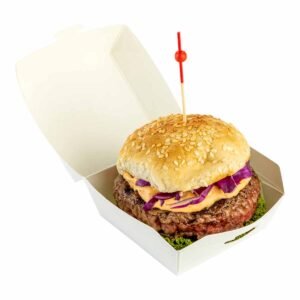 White Burger Boxes Bulk