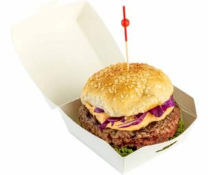White Burger Boxes 
