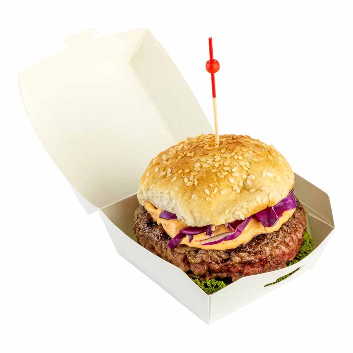 White Burger Boxes