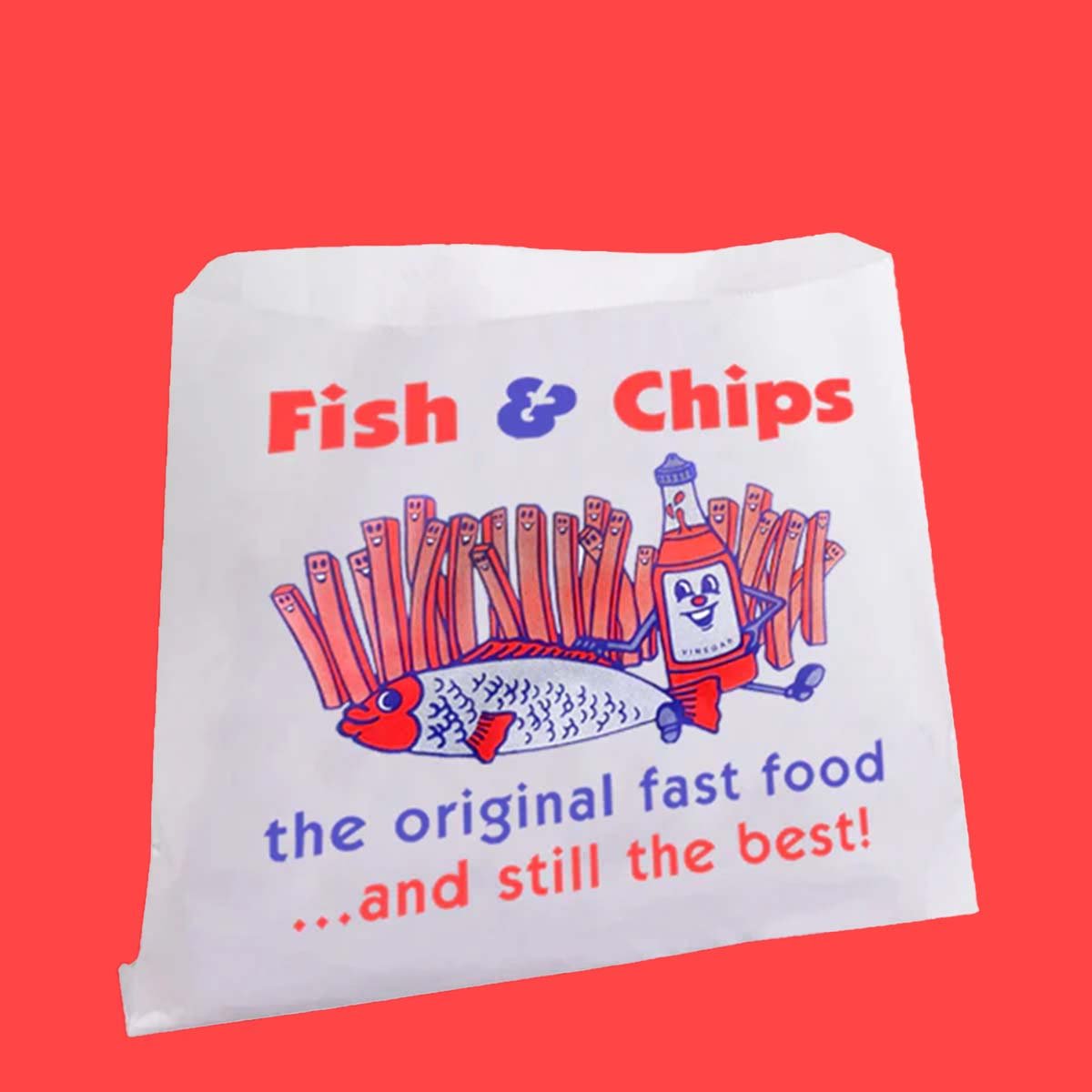 Custom Fish & Chips Paper