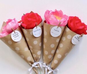 Custom Flower Bouquet Paper 