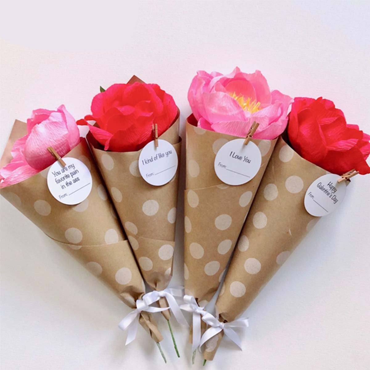 Custom Flower Bouquet Paper