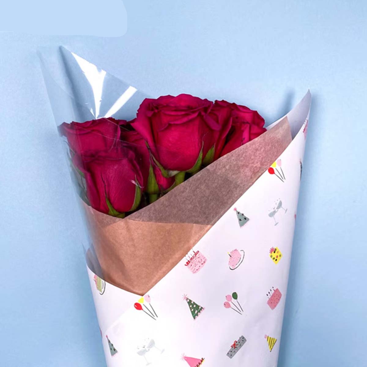 Custom Flower Bouquet Paper